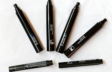 Marker, penholder, eyebrow pencil, long tub etc. silkscreen &hot stamping integrated mc