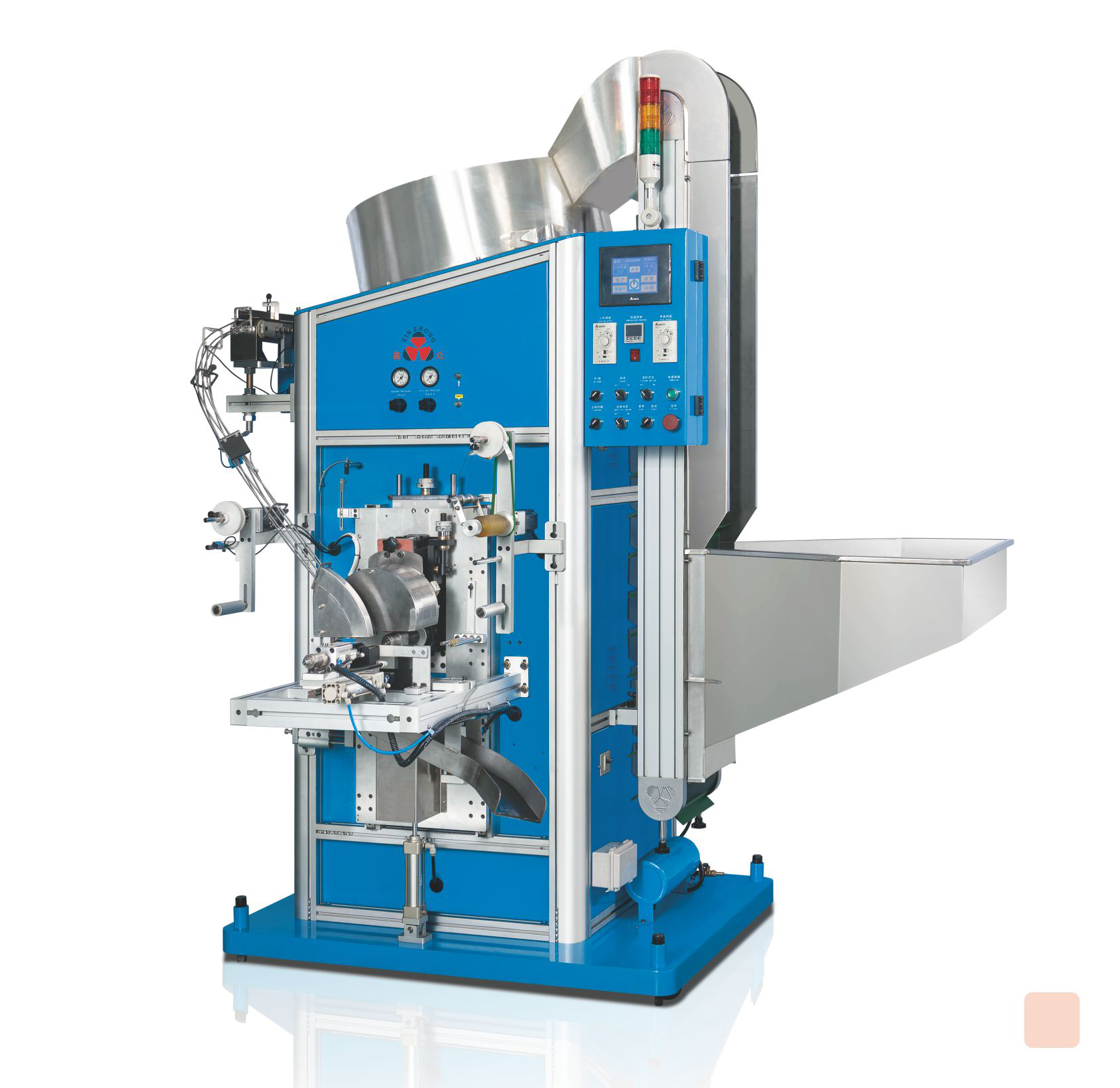 Fully auto hot staming machine for irregular shapes